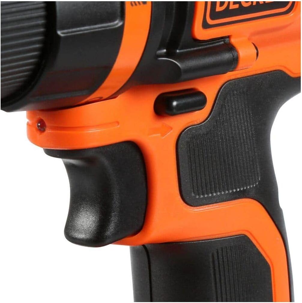 BLACK+DECKER 20V MAX Cordless Drill and Driver, 3/8 Inch, With LED Work Light, Battery and Charger Included (LDX120C)